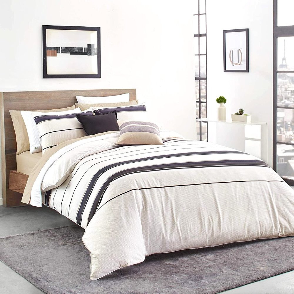 LACOSTE Avoriaz Twin XL Duvet Cover Retail $149.99